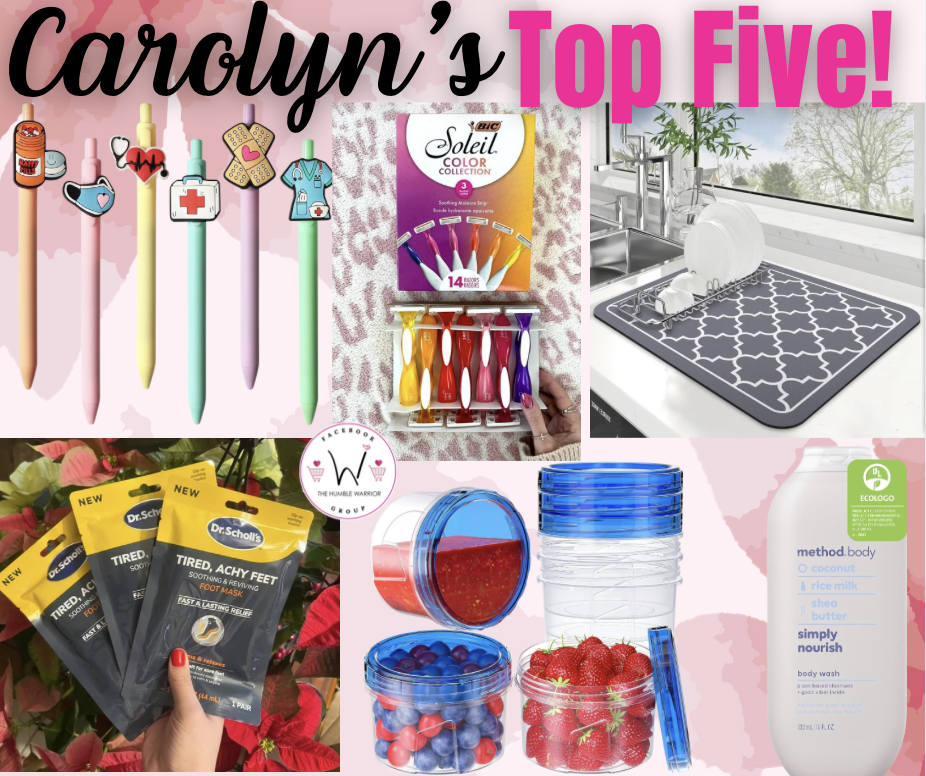 Carolyn’s Top Five!